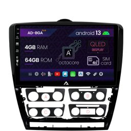 Navigatie Skoda Octavia 2, Android 13, A-Octacore 4GB RAM + 64GB ROM, 10.1 Inch - AD-BGA10004+AD-BGRKIT048v2