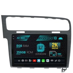 Navigatie Volkswagen GOLF 7, Android 13, X-Octacore 8GB RAM + 256GB ROM, 10.36 Inch - AD-BGX10008+AD-BGRKIT023A