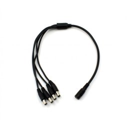 Splitter alimentare DC 5.5 x 2.1 la 4 x DC 5.5 x 2.1 M-T
