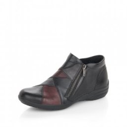 Remonte Ghete Dama R7674-02 negru+bordo