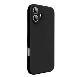 BestCase® Husa Premium Silicon, Compatibila Cu Apple iPhone 16 Plus, 1.2MM Slim, Microfibra in interior, Antisoc, Rezistent la socuri, Protectie Camera, Negru