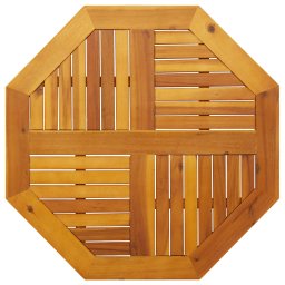 Blat de masa, 80x80x2,2 cm, octogonal, lemn masiv acacia GartenMobel Dekor