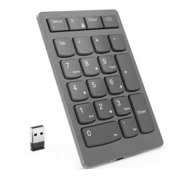 Tastatura numerica Lenovo Go, Wireless, Black