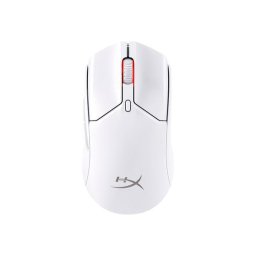 Mouse gaming wireless HyperX Pulsefire Haste 2 Mini, timp de raspuns 8000Hz @ 0,125 ms, rezolutie: 26000 DPI, iluminare RGB, durata de viata baterie pana la 100 ore, Alb