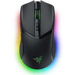 Mouse gaming wireless Razer Cobra PRO, 30000 dpi, 10 butoane de control personalizabile, iluminare RGB, Negru