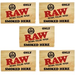 Stickere Only Raw Smoked here x5