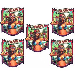 Stickere Raw Brazil x5