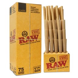 Raw Conuri pre-rulate Classic 84mm 1/4 x75
