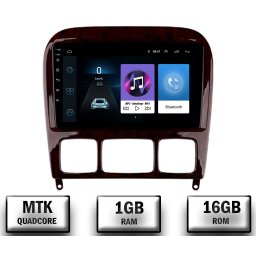 Navigatie Mercedes Benz S-Class (1998-2005), Android 10, P-Quadcore 1GB RAM + 16GB ROM, 9 Inch - AD-BGP9001+AD-BGRKIT408