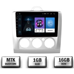 Navigatie Ford Focus MK2 2004-2011, Clima Manuala, Android 10, P-Quadcore 1GB RAM + 16 ROM, 9 Inch - AD-BGP9001+AD-BGRKIT112