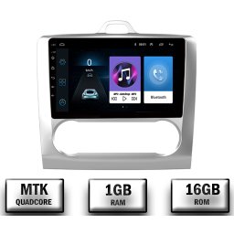 Navigatie Ford Focus MK2 2004-2011, Clima Automata, Android 10, P-Quadcore 1GB RAM + 16GB ROM, 9 Inch - AD-BGP9001+AD-BGRKIT117