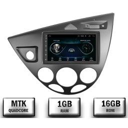Navigatie Ford Focus 1 (1998-2004), Android 10, P-Quadcore 1GB RAM + 16GB ROM, 7 Inch - AD-BGP1001+AD-BGRFR0292DIN