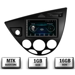 Navigatie Ford Focus 1 (1998-2004), Android 10, P-Quadcore 1GB RAM + 16GB ROM, 7 Inch - AD-BGP1001+AD-BGRFR036