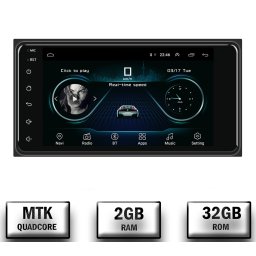 Navigatie Toyota RAV4, Corolla, Hilux, Android 10, P-Quadcore 2GB RAM + 32GB ROM, 7 inch - AD-BGPTO2DIN2GB