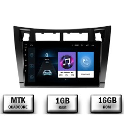 Navigatie Toyota Yaris (2005-2012), Android 10, P-Quadcore 1GB RAM + 16GB ROM, 9 Inch - AD-BGP9001+AD-BGRKIT103