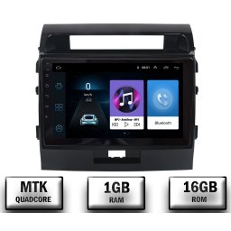 Navigatie Toyota Land Cruiser 200 (2007-2015), Android 10, P-Quadcore 1GB RAM + 16GB ROM, 9 Inch - AD-BGP9001+AD-BGRKIT075