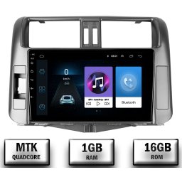 Navigatie Toyota Land Cruiser Prado (2009-2016), Android 10, P-Quadcore 1GB RAM + 16GB ROM, 9 Inch - AD-BGP9001+AD-BGRKIT070