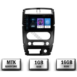 Navigatie Suzuki Jimny (2005+), Android 10, P-Quadcore 1GB RAM + 16GB ROM, 9 Inch - AD-BGP9001+AD-BGRKIT315