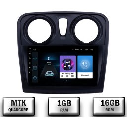Navigatie Dacia Sandero, Logan, Android 10, P-Quadcore 1GB RAM + 16GB ROM, 9 Inch - AD-BGP9001+AD-BGRKIT376