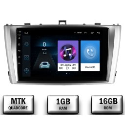 Navigatie Toyota Avensis (2008-2015), Android 10, P-Quadcore 1GB RAM + 16GB ROM, 9 Inch - AD-BGP9001+AD-BGRKIT093
