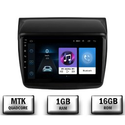 Navigatie Mitsubishi L200 Pajero Sport, Android 10, P-Quadcore 1GB RAM + 16GB ROM, 9 Inch - AD-BGP9001+AD-BGRKIT278