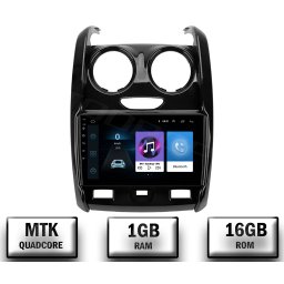 Navigatie Dacia Duster (2012-2019), Android 10, P-Quadcore 1GB RAM + 16GB ROM, 9 Inch - AD-BGP9001+AD-BGRKIT366V2