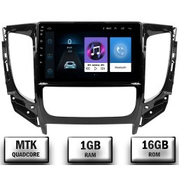 Navigatie Mitsubishi L200 (2014-2020), Android 10, P-Quadcore 1GB RAM + 16GB ROM, 9 Inch - AD-BGP9001+AD-BGRKIT274