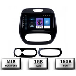 Navigatie Renault Captur (2013-2019), Android 10, P-Quadcore 1GB RAM + 16GB ROM, 9 Inch - AD-BGP9001+AD-BGRKIT378