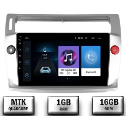 Navigatie Citroen C4 (2004-2014), Android 10, P-Quadcore 1GB RAM + 16GB ROM, 9 Inch - AD-BGP9001+AD-BGRKIT346