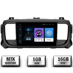 Navigatie Citroen Jumpy (2017+), Android 10, P-Quadcore 1GB RAM + 16GB ROM, 9 Inch - AD-BGP9001+AD-BGRKIT348