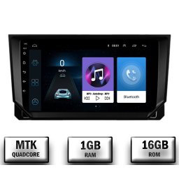 Navigatie Seat Ibiza (2017+), Android 10, P-Quadcore 1GB RAM + 16GB ROM, 9 Inch - AD-BGP9001+AD-BGRKIT045