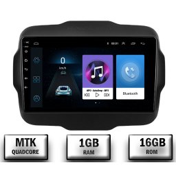 Navigatie Jeep Renegade (2014-2018), Android 10, P-Quadcore 1GB RAM + 16GB ROM, 9 Inch - AD-BGP9001+AD-BGRKIT286