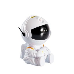 Proiector de stele Astronaut, Lampa de veghe pentru copi, Alb