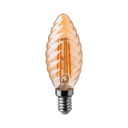 Bec LED FILAMENT AMBER E14/4W/230V 2200K