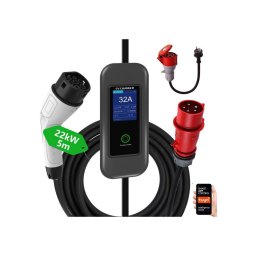 Immax - Stație de încărcare EV 32A/380V 22kW Wi-Fi Tuya pentru mașini electrice