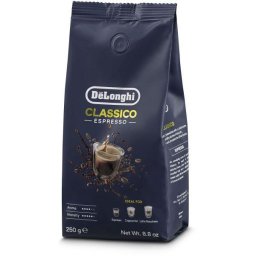 Cafea boabe De'Longhi Classico Espresso DLSC600 - AS00000171, Greutate 250gr, Prajire medie, 50% Arabica 50% Robusta, Intensitate 5
