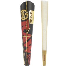 Raw Black Conuri pre-rulate King Size 110mm x3