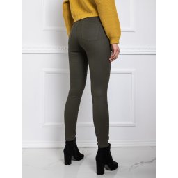 RUE PARIS pantaloni kaki pentru femei