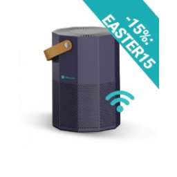 Purificator de aer AlecoAir P15 ROUBIQ, Wi-Fi, Lampa UV-C, Filtru True HEPA si Carbune Activ, Ionizare, PM 2.5