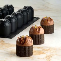 Forma Pavoflex 30x40cm Panettone 15 cavitati, O 5.5 x H 6.5 cm, 130 ml