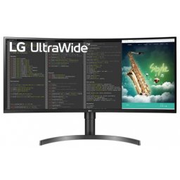 Monitor LED 35WN75CP-B Curbat 35 inch UWQHD VA 5 ms 100 Hz USB-C HDR FreeSync