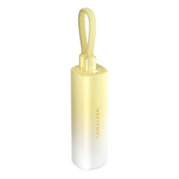 Baterie externa FHWY0 5000 mAh 20W + USB-C to Lightning Cable Galben