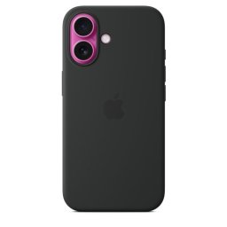 Husa de protectie Silicone Case with MagSafe pentru iPhone 16- Black