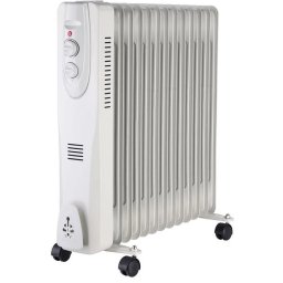 Radiator electric portabil cu ulei 13 elementi 2500W Well HTR-OIL02-2500/13-WL / 5948636038514