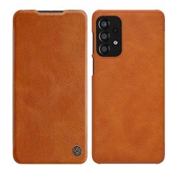 Husa Husa pentru iPhone 16 - Nillkin Qin Prop Leather Case - Brown