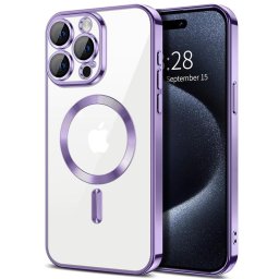 Husa Husa pentru iPhone 16 Pro - Techsuit Luxury Crystal MagSafe - Light Purple