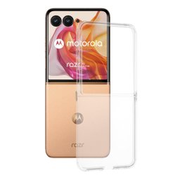 Husa Husa pentru Motorola Razr 50 Ultra - Techsuit Clear Silicone - Transparent