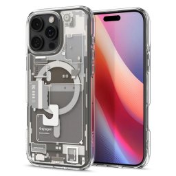 Husa SPIGEN Ultra Zero One Hybrid Magsafe Natural - Husă telefon - compatibil cu Apple iPhone 16 Pro Max - MagSafe - culoare Titanium