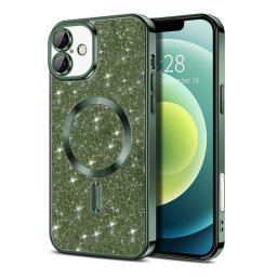 Husa Husa pentru iPhone 16 - Techsuit Luxury Glitter MagSafe - Deep Green