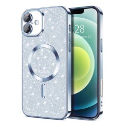 Husa Husa pentru iPhone 16 - Techsuit Luxury Glitter MagSafe - Light Blue